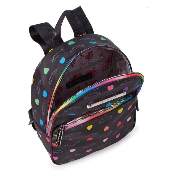 Betsey Johnson Bags Betsey Johnson Rainbow Hearts Backpack Poshmark